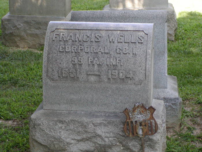 Francis Wells Grave Stone